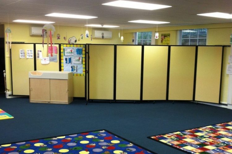 Wall-Mounted Classroom Dividers for Schools - Portable Partitions