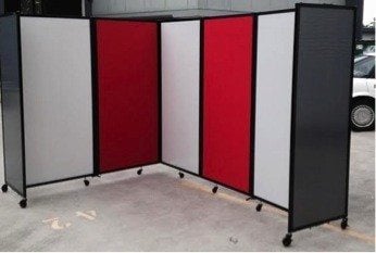 Custom Colour Office Partitions - Portable Partitions