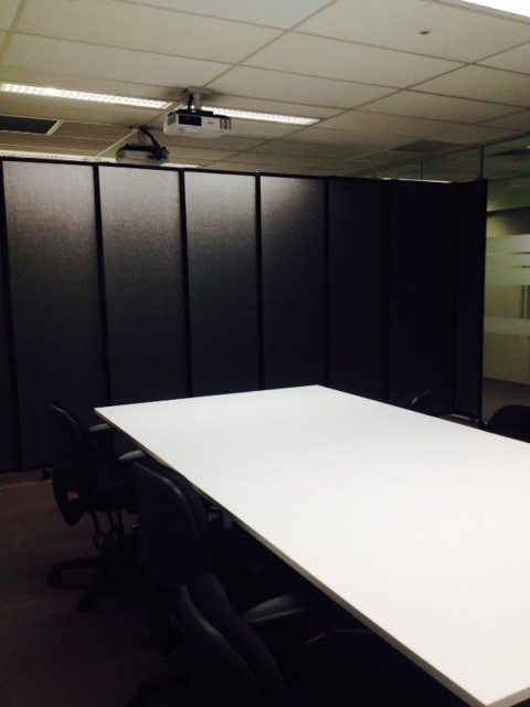 sliding office partitions