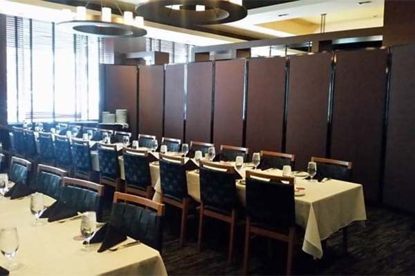 Maximum Space Covered by Partitions in Restaurants - Portable Partitions