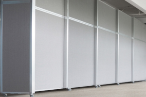 Operable Wall Sliding Gray - Portable Partitions