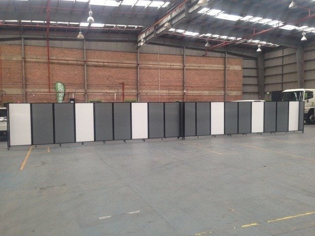 Mobile Room Dividers Help Organise Large Spaces for this Auction House