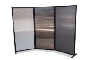 Afford-a-wall Folding Room Divider (Polycarbonate) - Portable Partitions