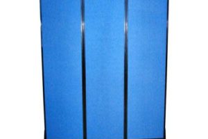 Afford-A-Wall Folding Mobile Room Divider (Fabric)