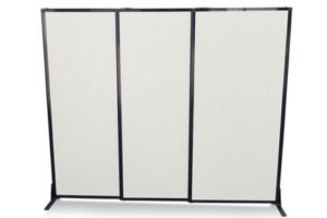 Afford-A-Wall Sliding Room Divider (Polycarbonate) - Portable Partitions