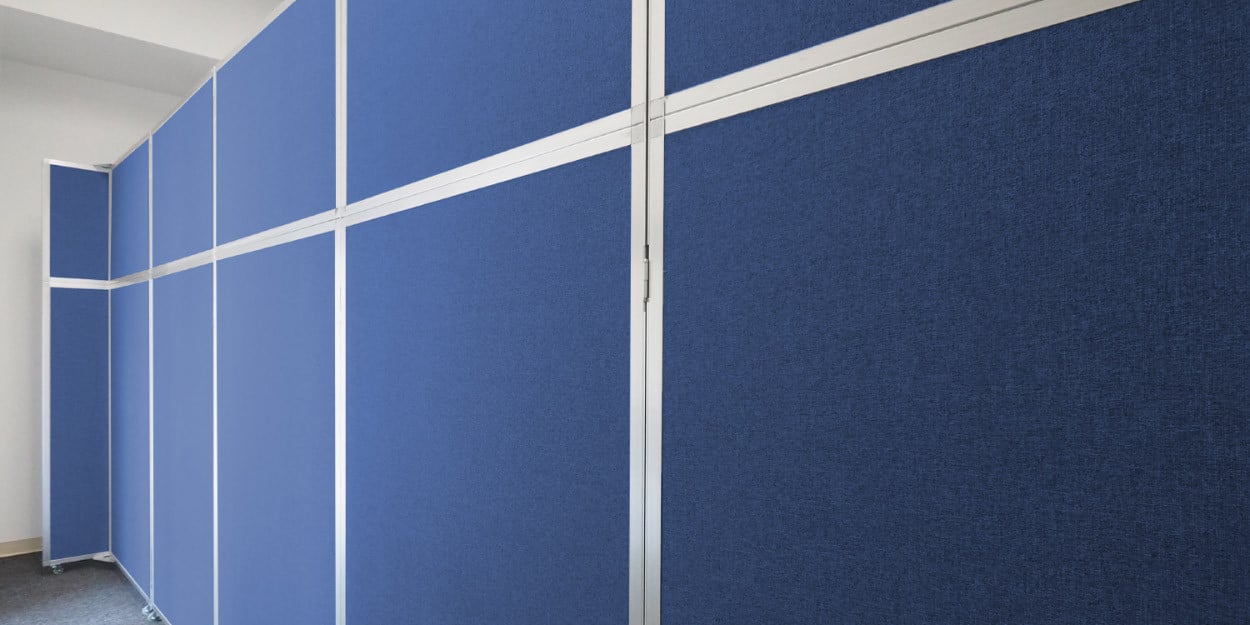 blue-operable-wall Operable Walls for Partitions - Portable Partitions