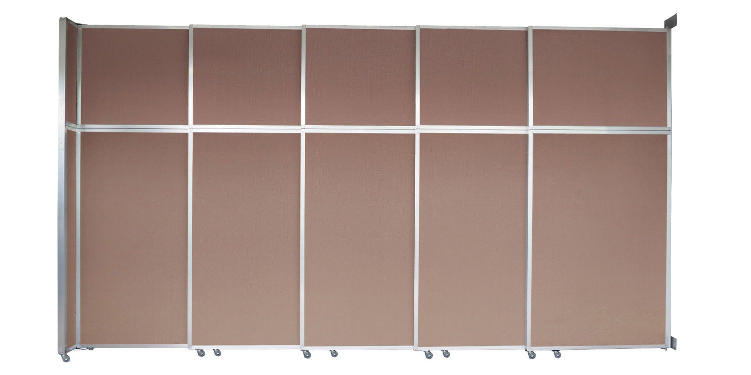 operable-wall-sliding-caramel_3 Operable Walls for Partitions - Portable Partitions