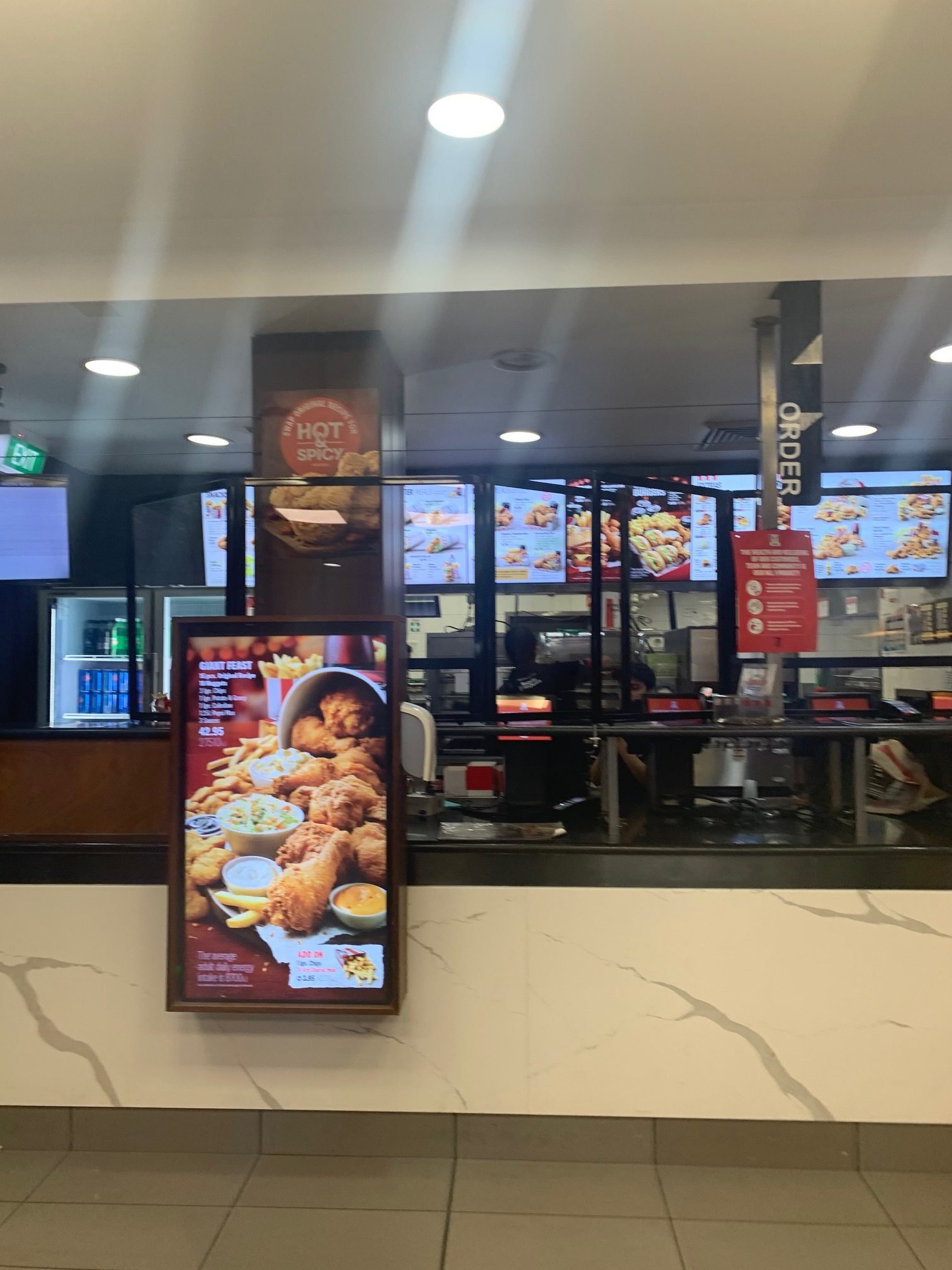 IMG_1301 Single Panel Perspex Screen - Freestanding