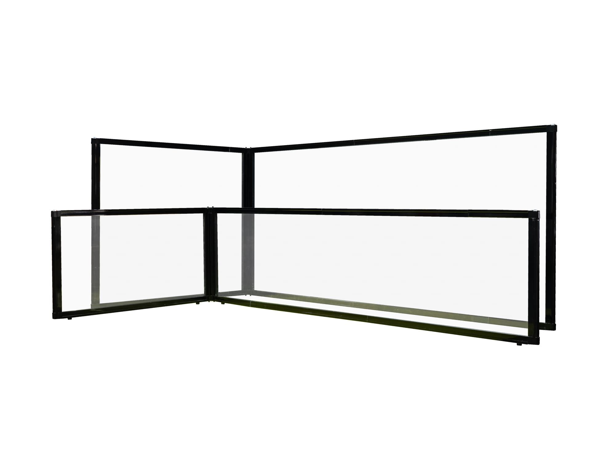 Desktop Sneeze Guard 2 heights L shaped Desktop Sneeze Guard 2 heights L shaped