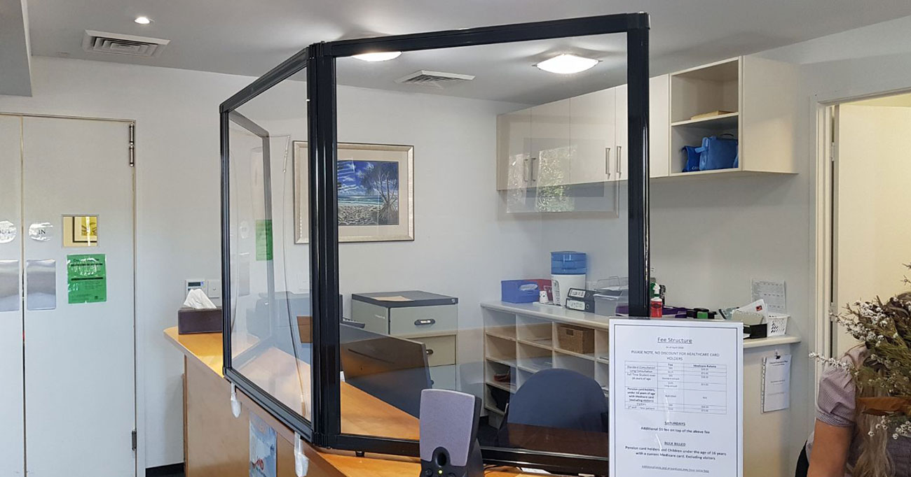 Queensland Medical Centre Protect Staff and Patients With Countertop Protection Screen