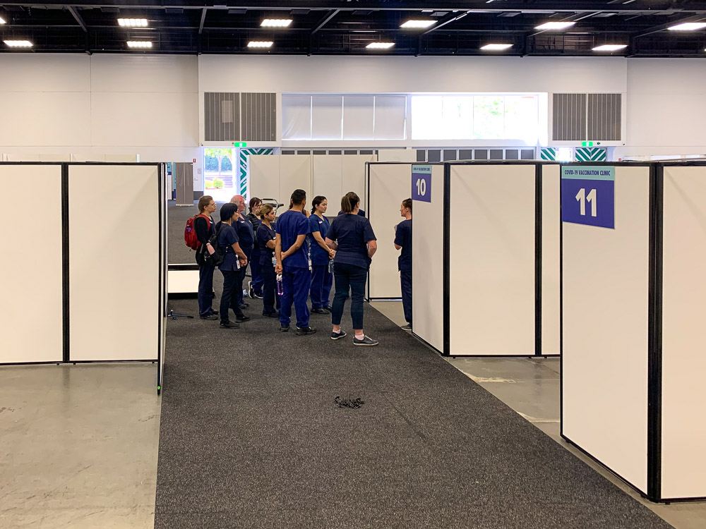 Adelaide-showground-vaccine-hub-PPA-8 Vaccination Booth