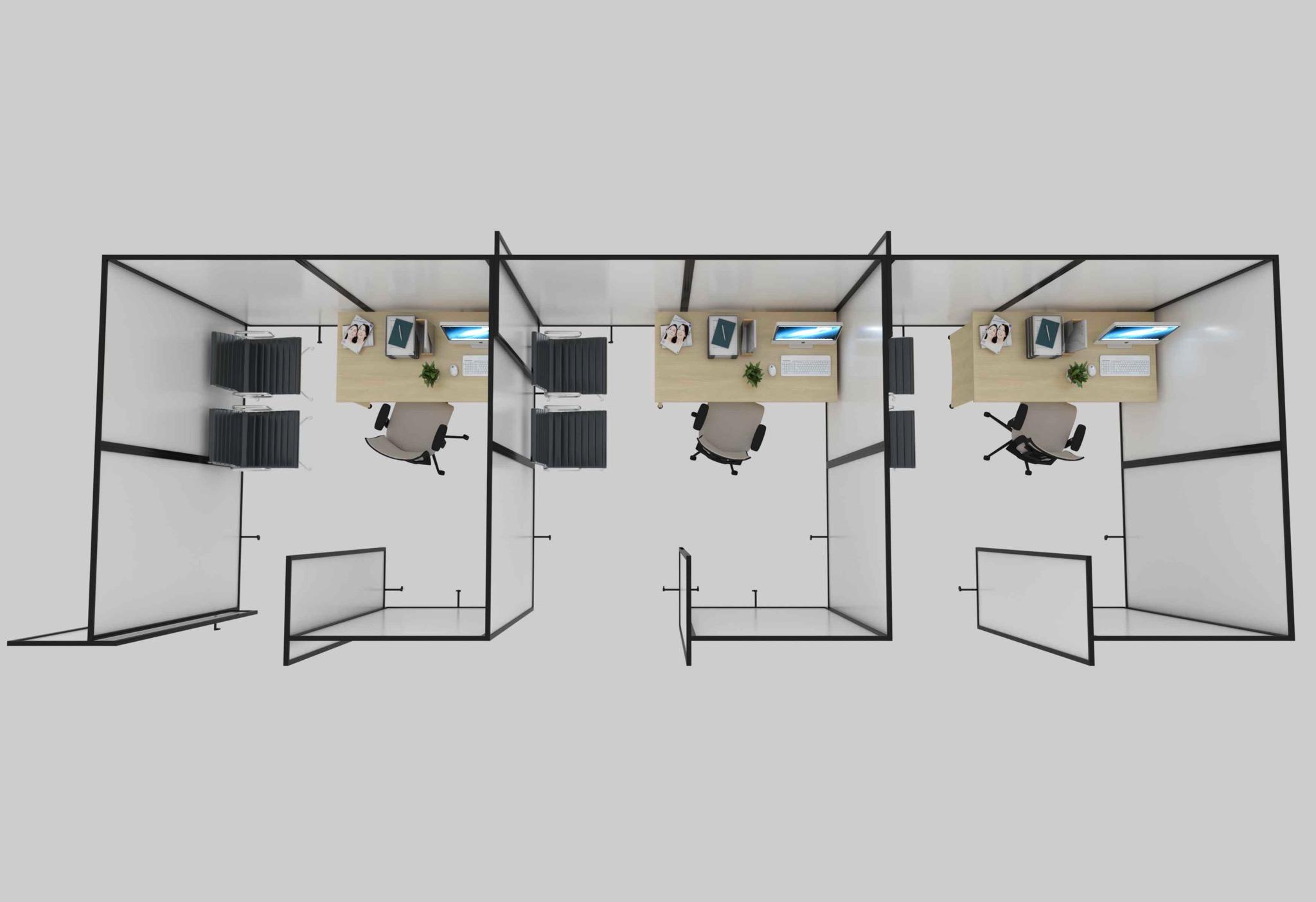 aerial-vaccination-pod-3-vaccination-booths Vaccine booth - Home and Aged Care