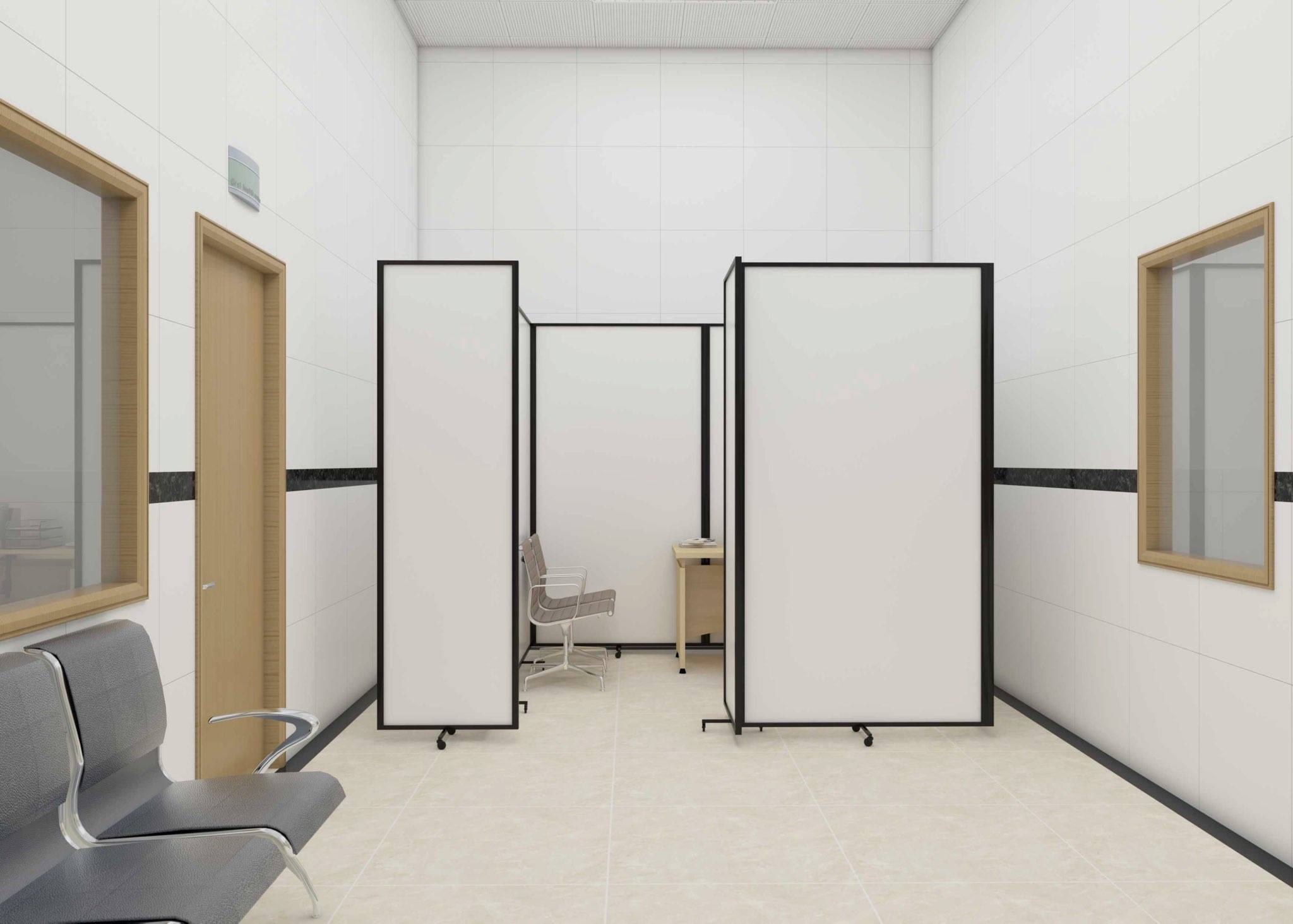 single-vaccination-booth Vaccine booth - Home and Aged Care